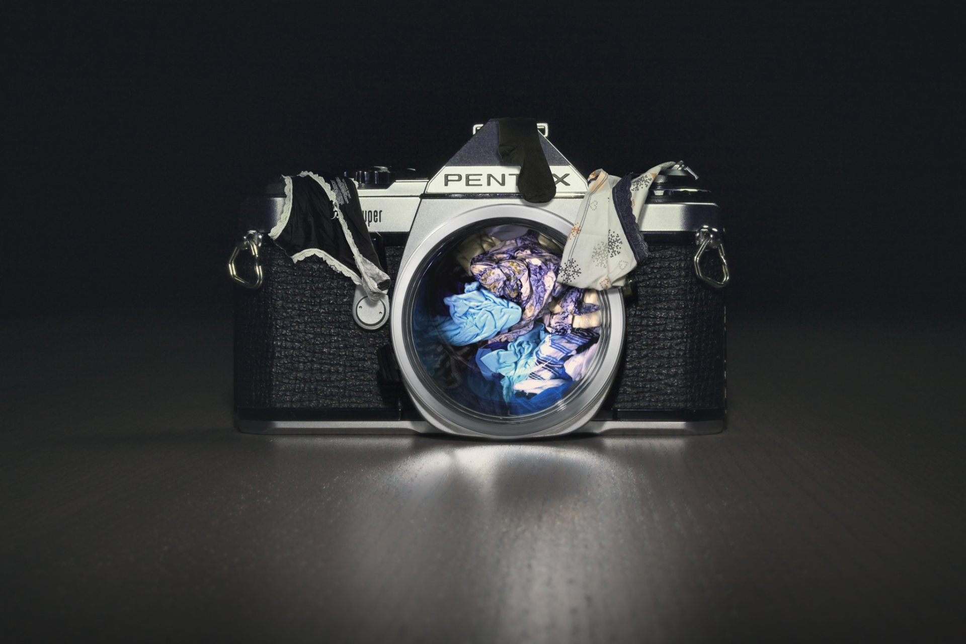 the camera background