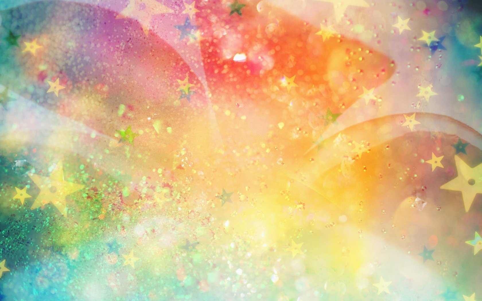 multi-colored lights stars the petals something