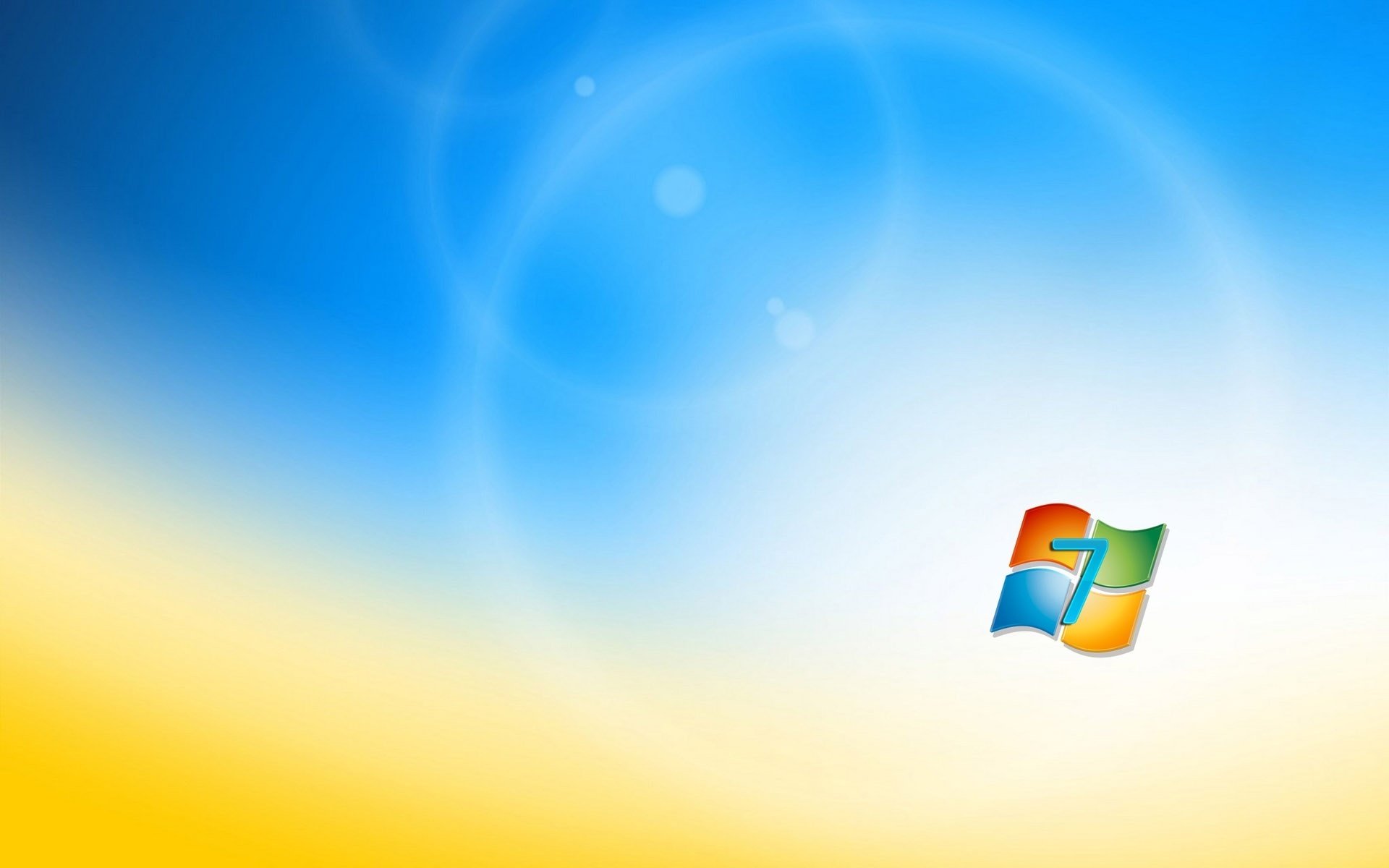 microsoft windows 7 farbiger hintergrund embleme logos