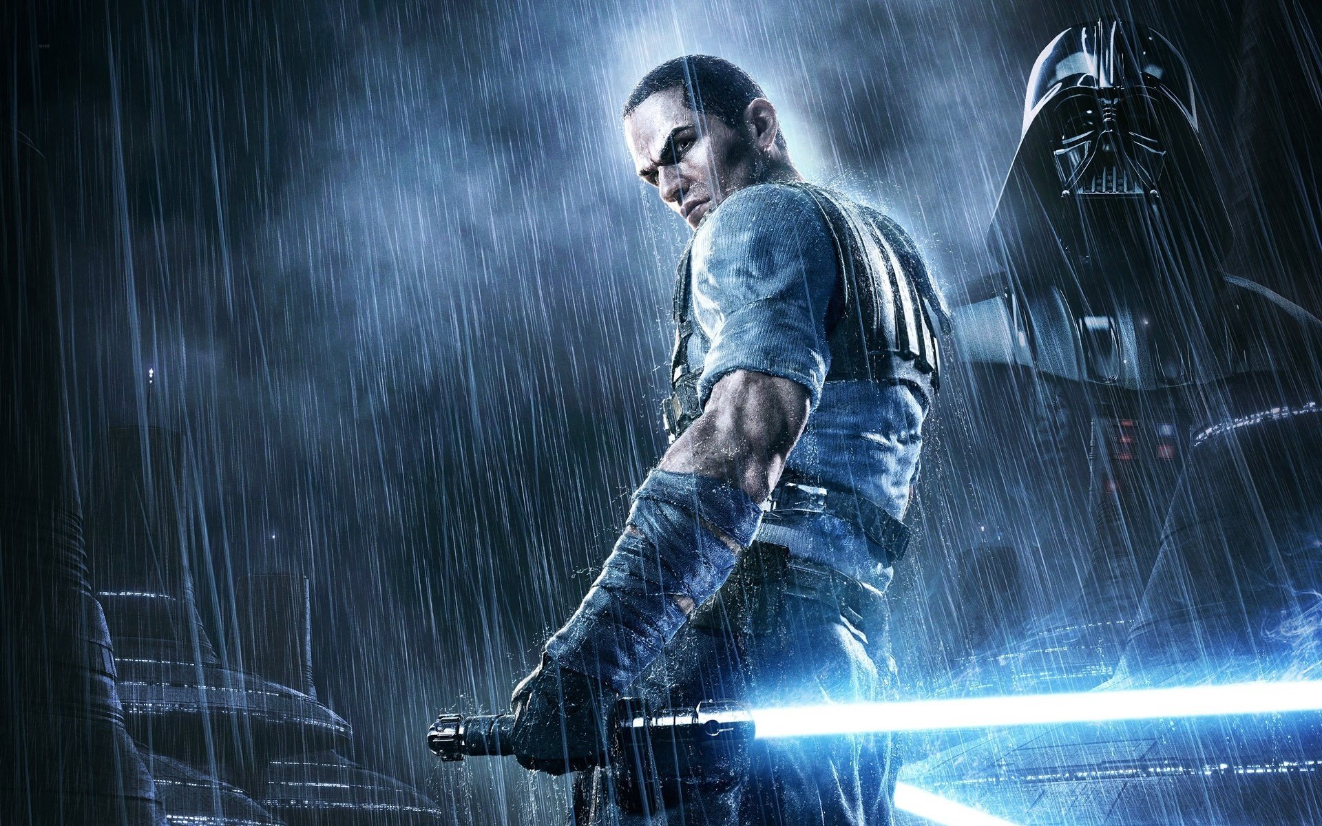 male warrior muscles rain
