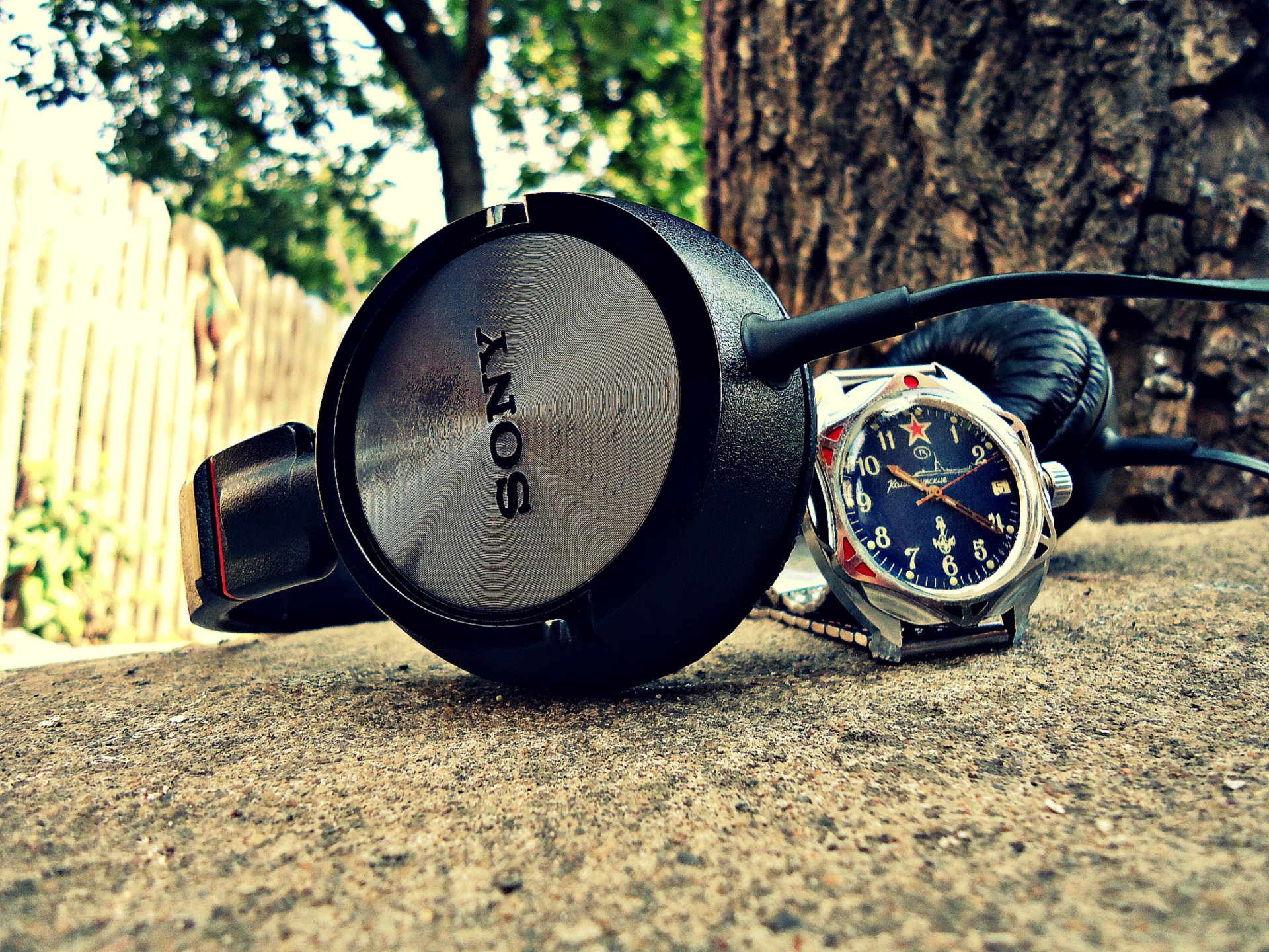 reloj auriculares macro