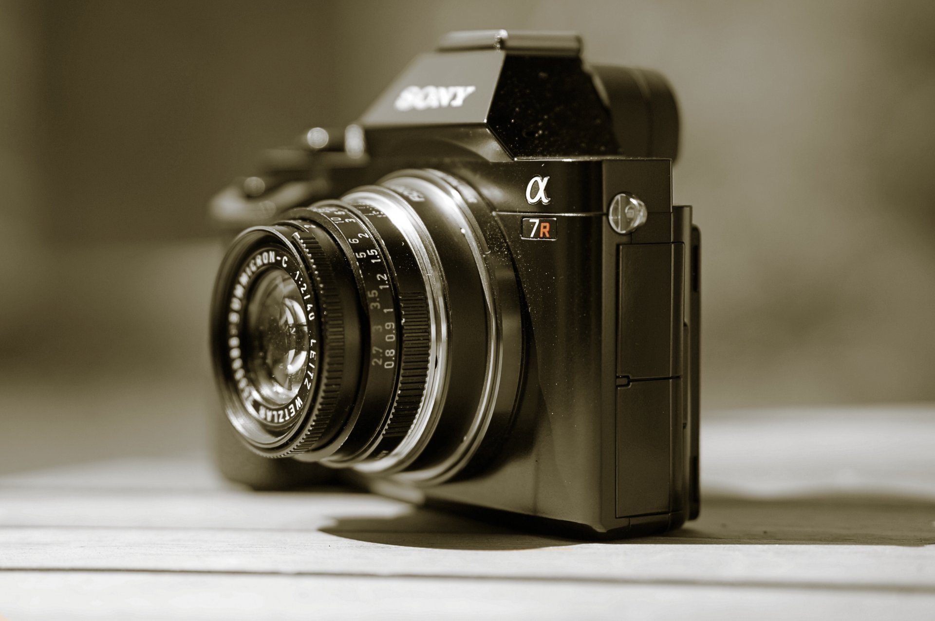 caméra sony a7r macro
