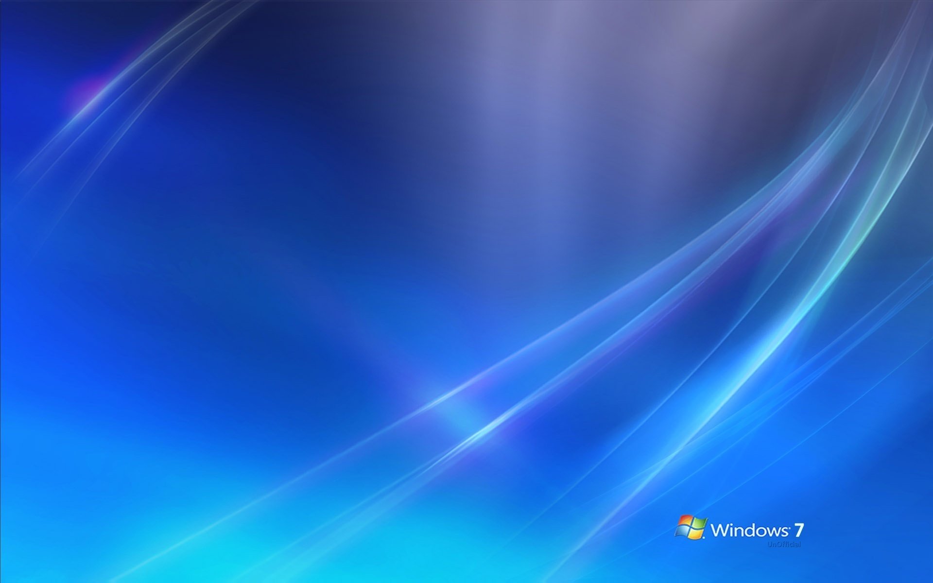 rayons de lumière lueur bleue windows 7 emblèmes logos