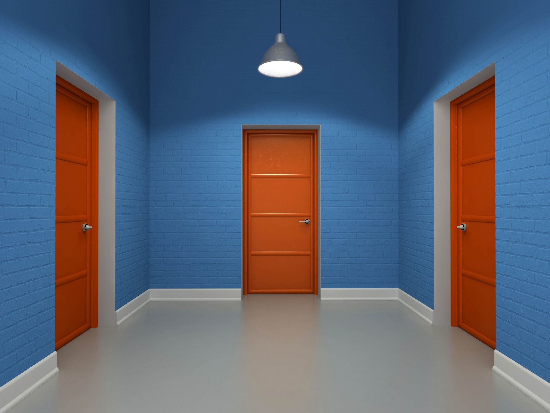 porte stanza tre grafica luce