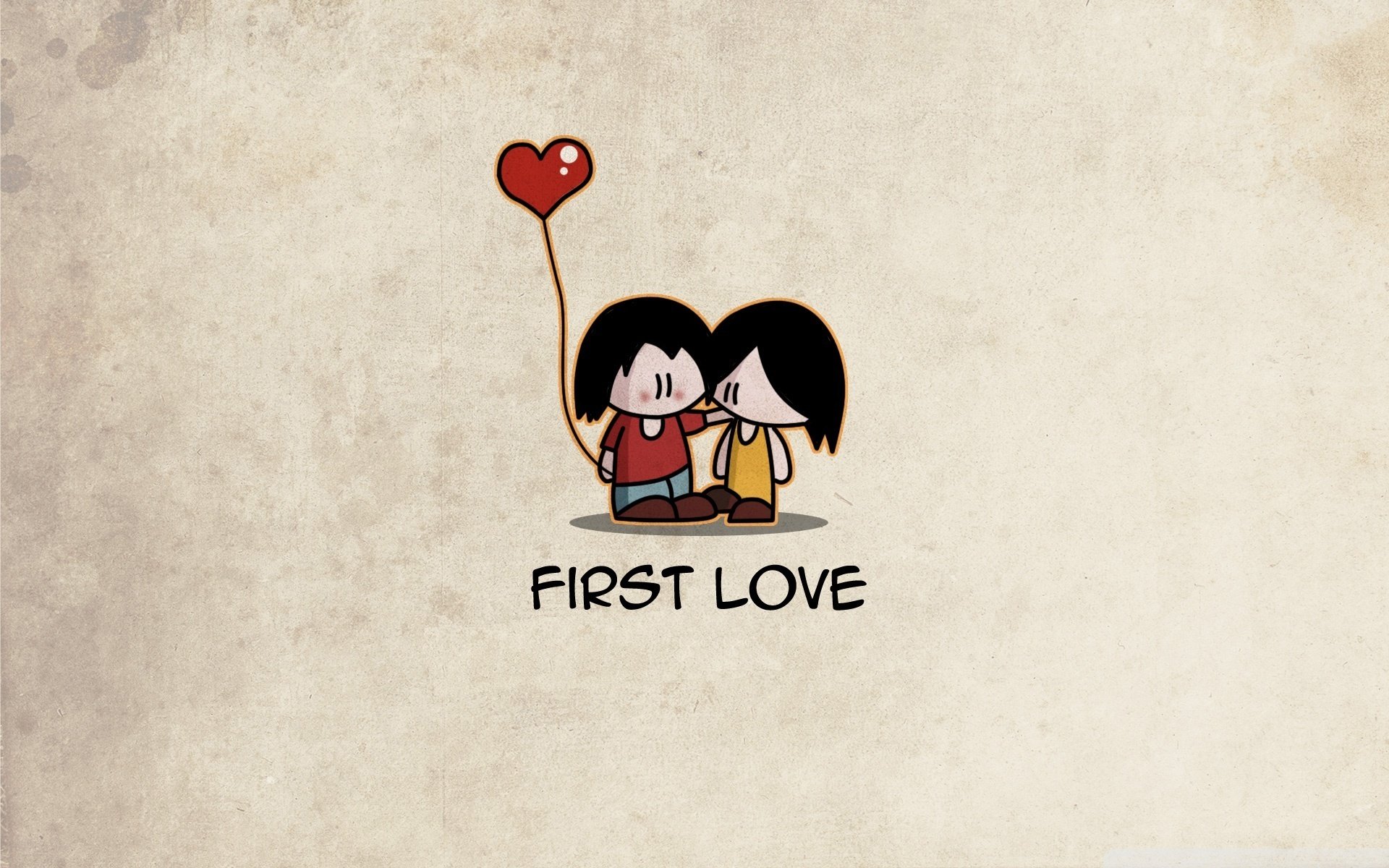 first love infatuation teenagers ball feelings love ball heart couple background inscription drawings anime