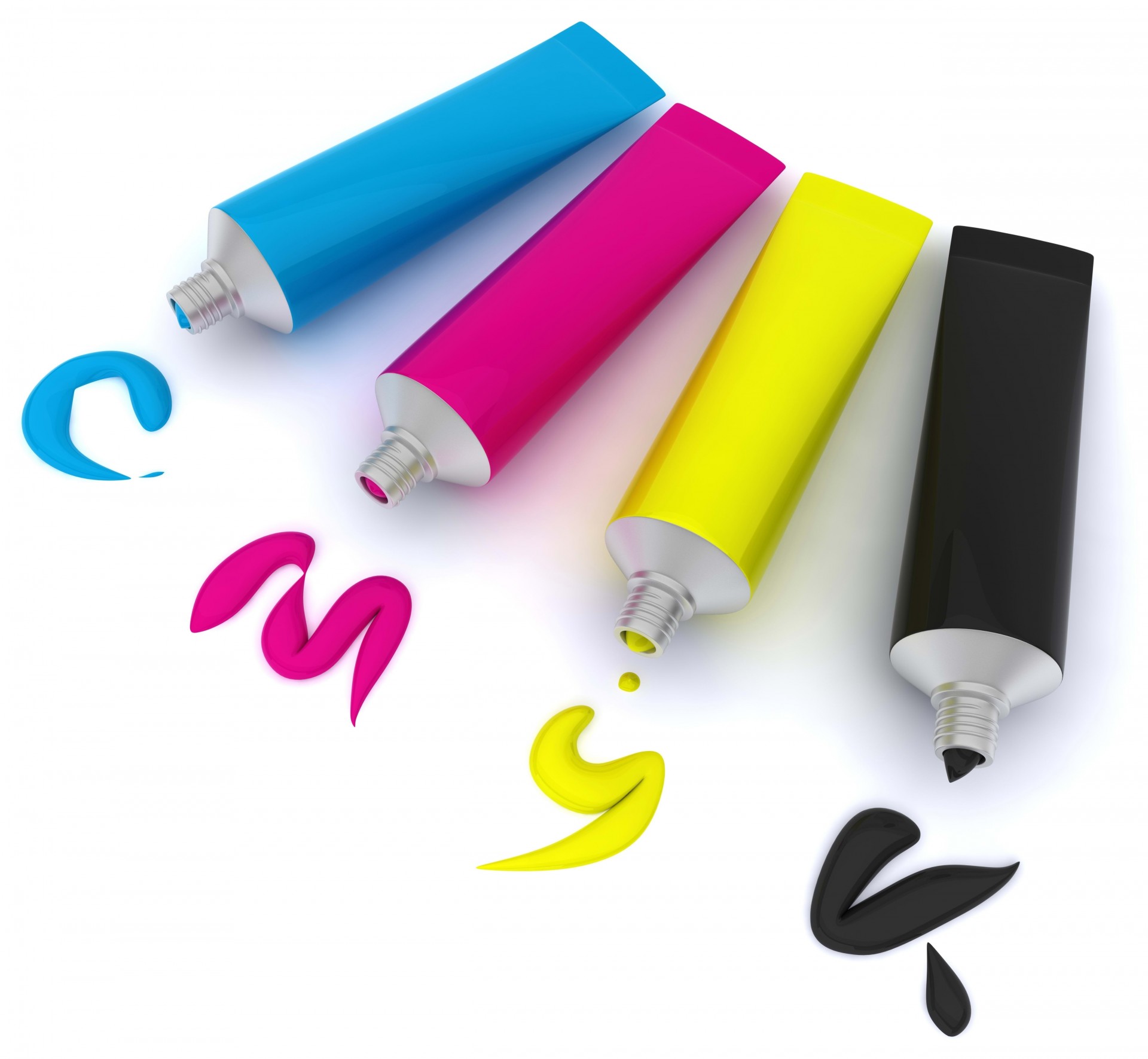 vernice sfondo bianco cmyk grafica tubi