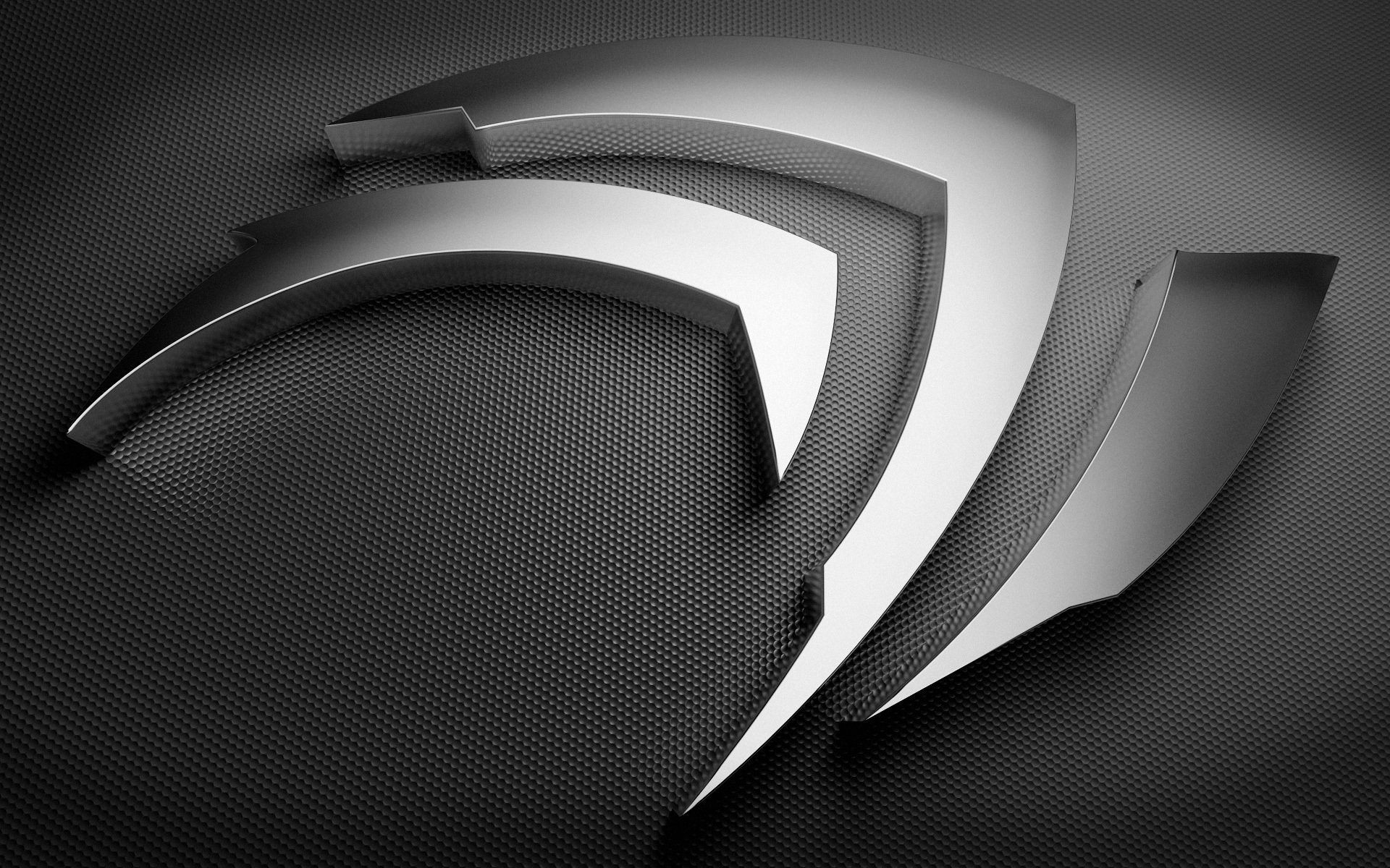 nvidia logotipo plata