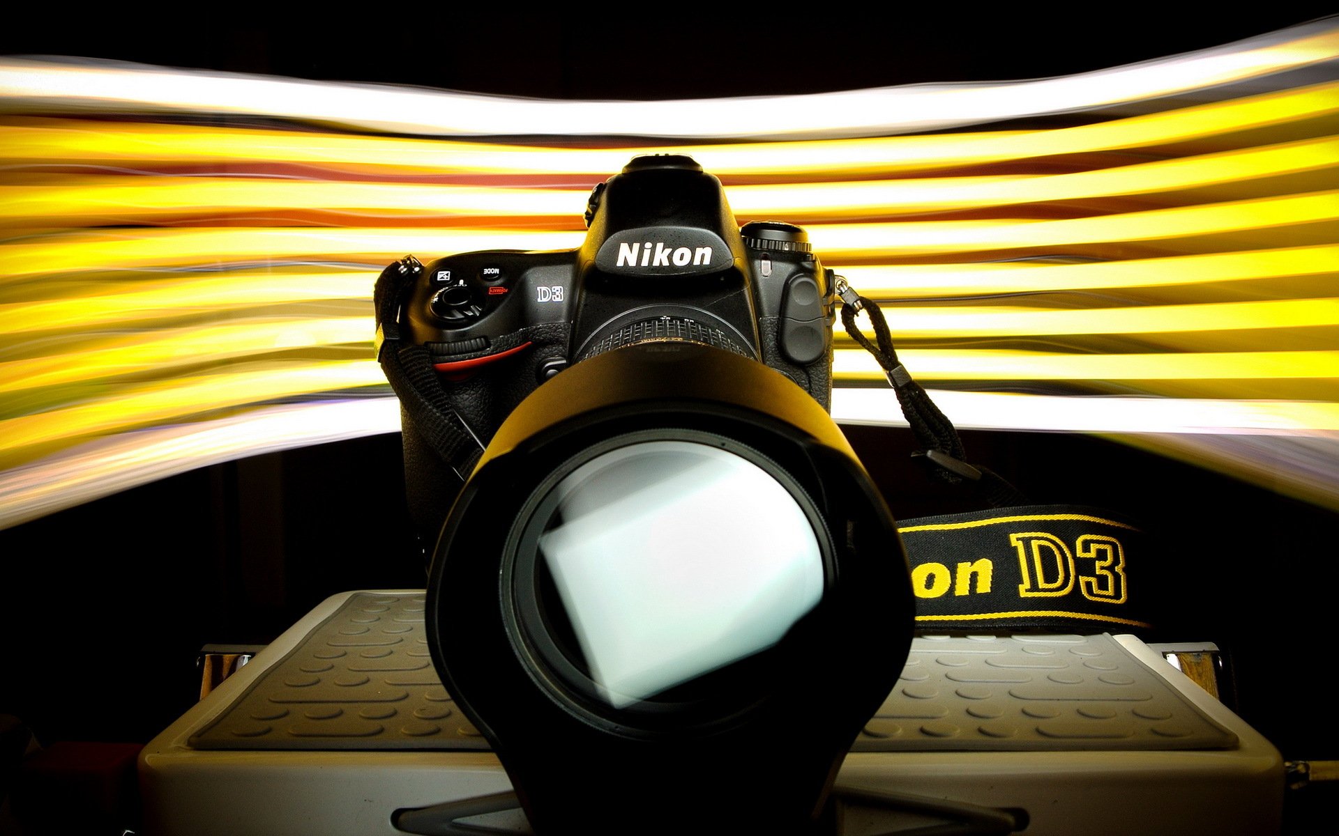 the camera background close up