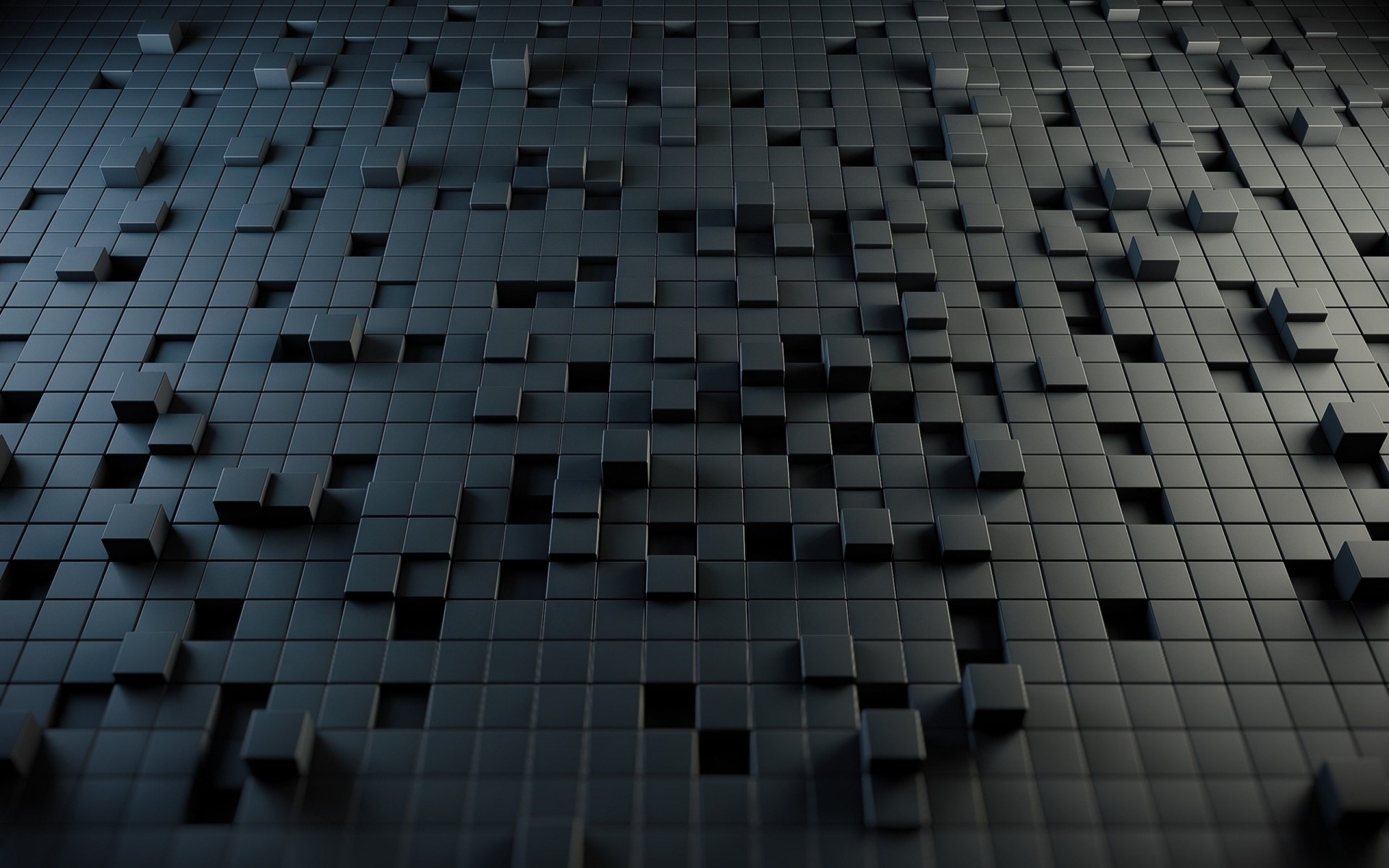 cuba black cubes black minimalism 3d