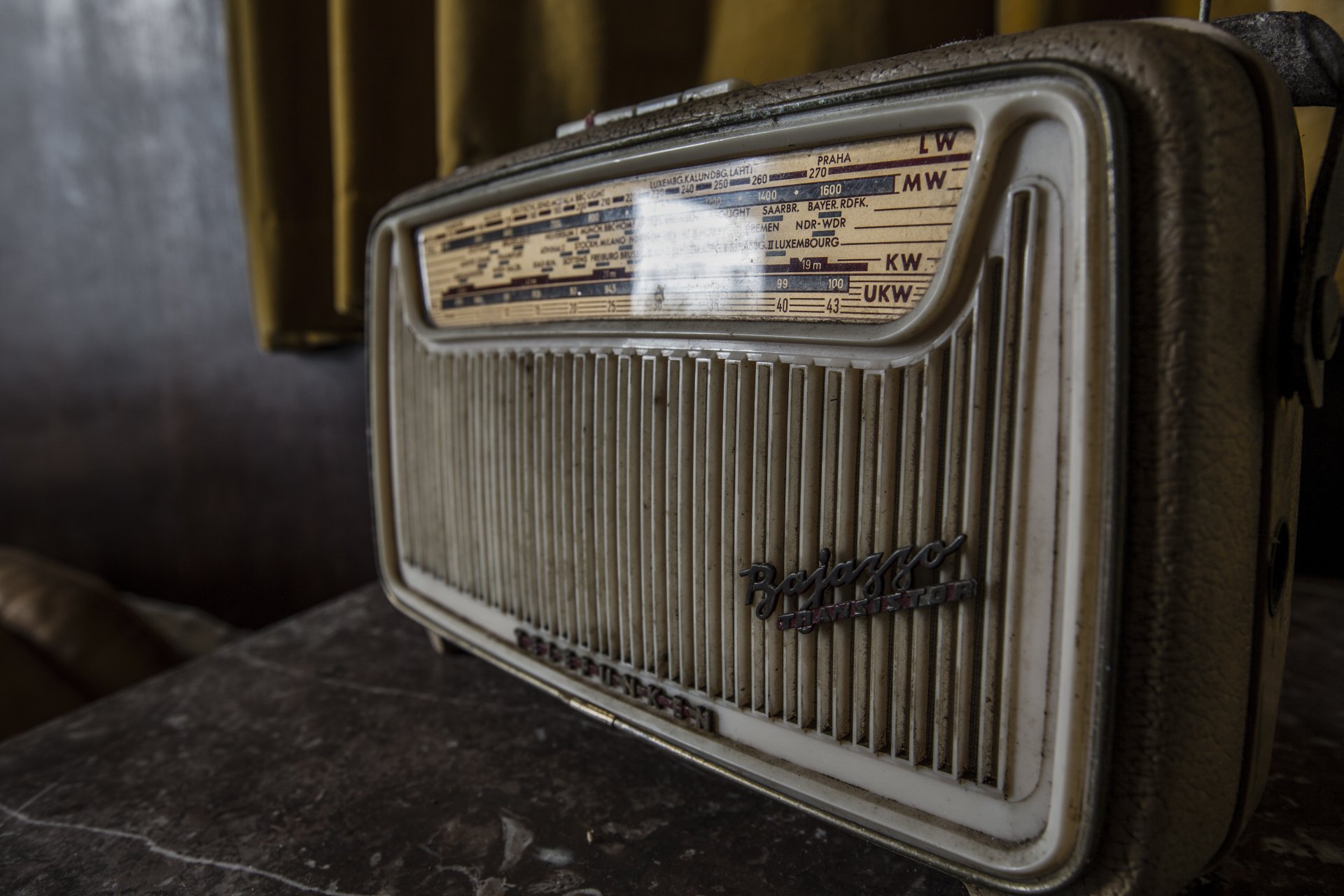 radio récepteur fond
