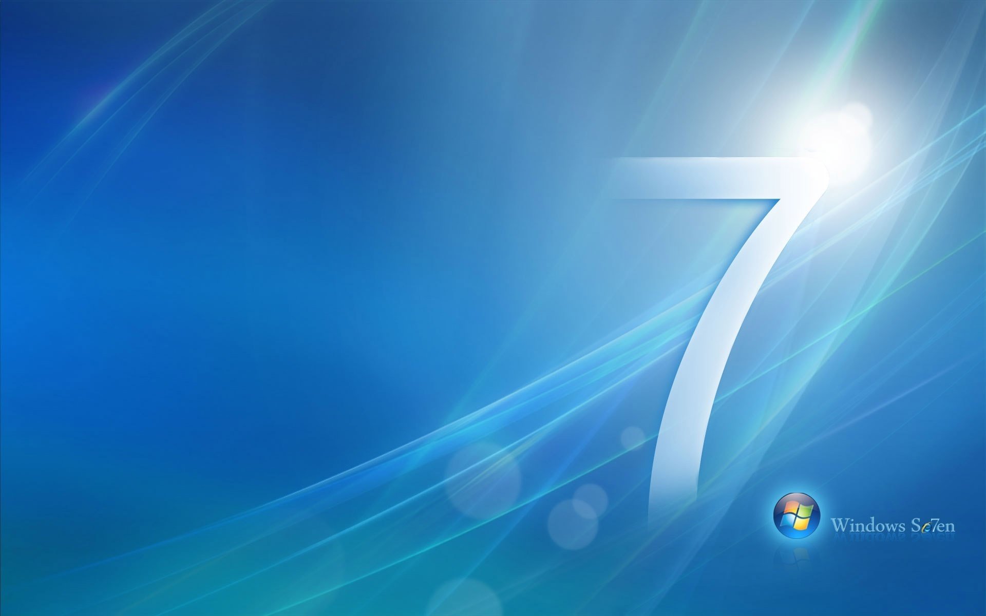 resplandor azul microsoft windows 7 emblemas logotipos