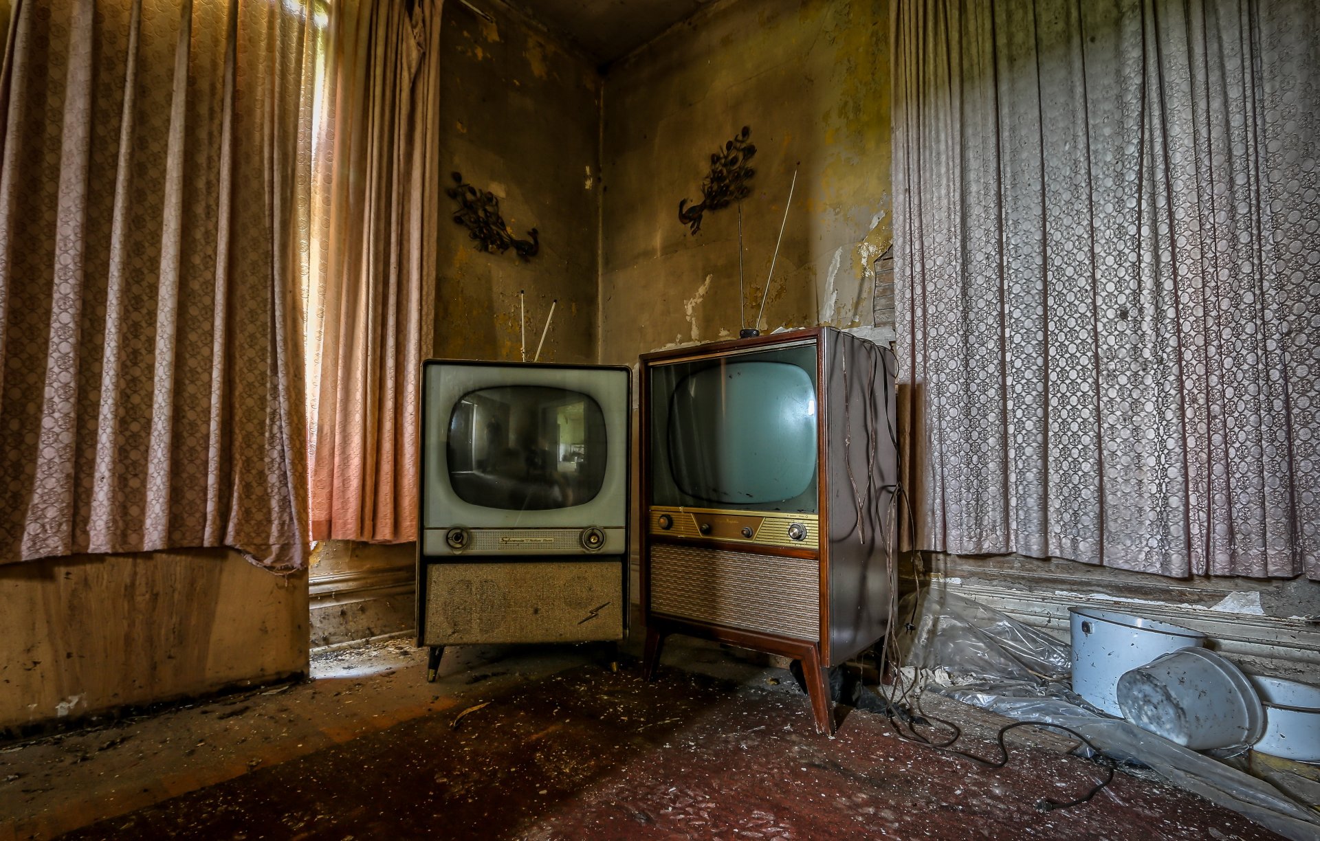 telewizor pokój tło