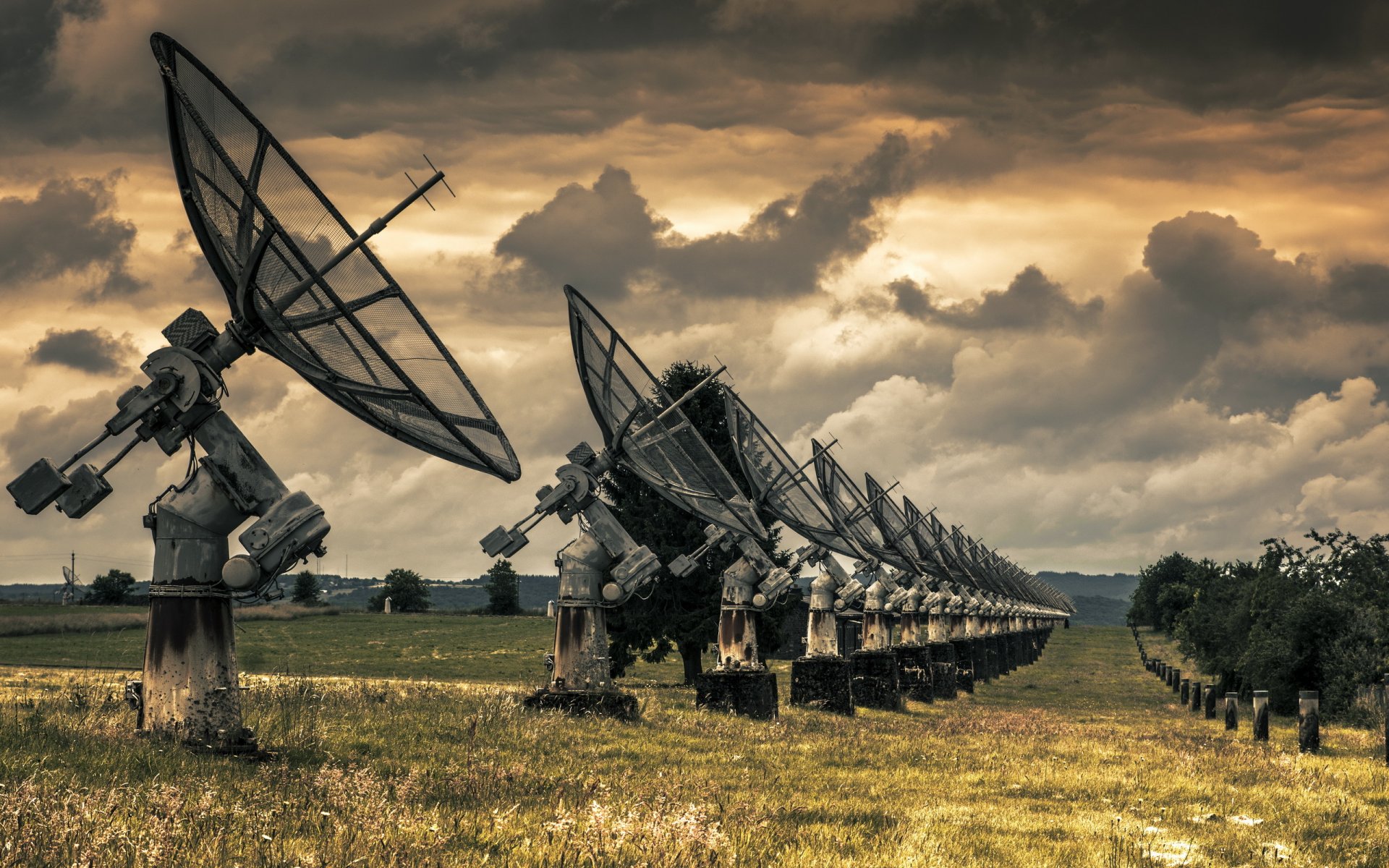 antenna the field background