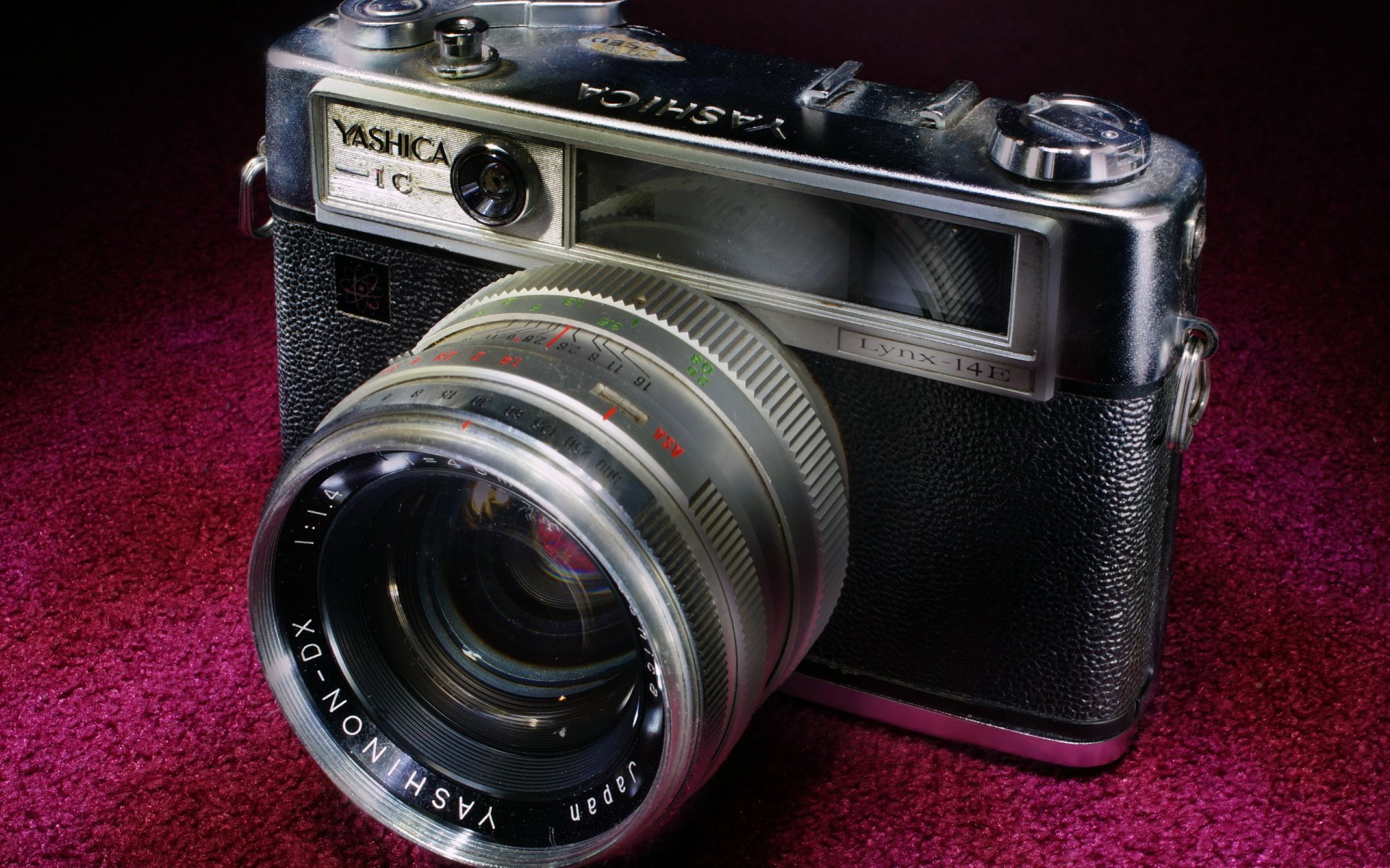 kamera yashica tło