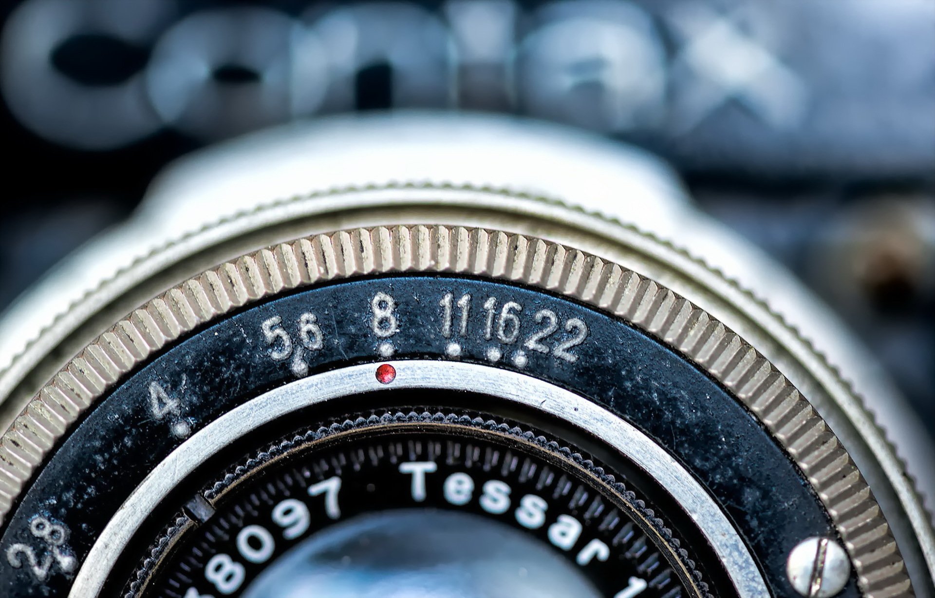 the camera background close up