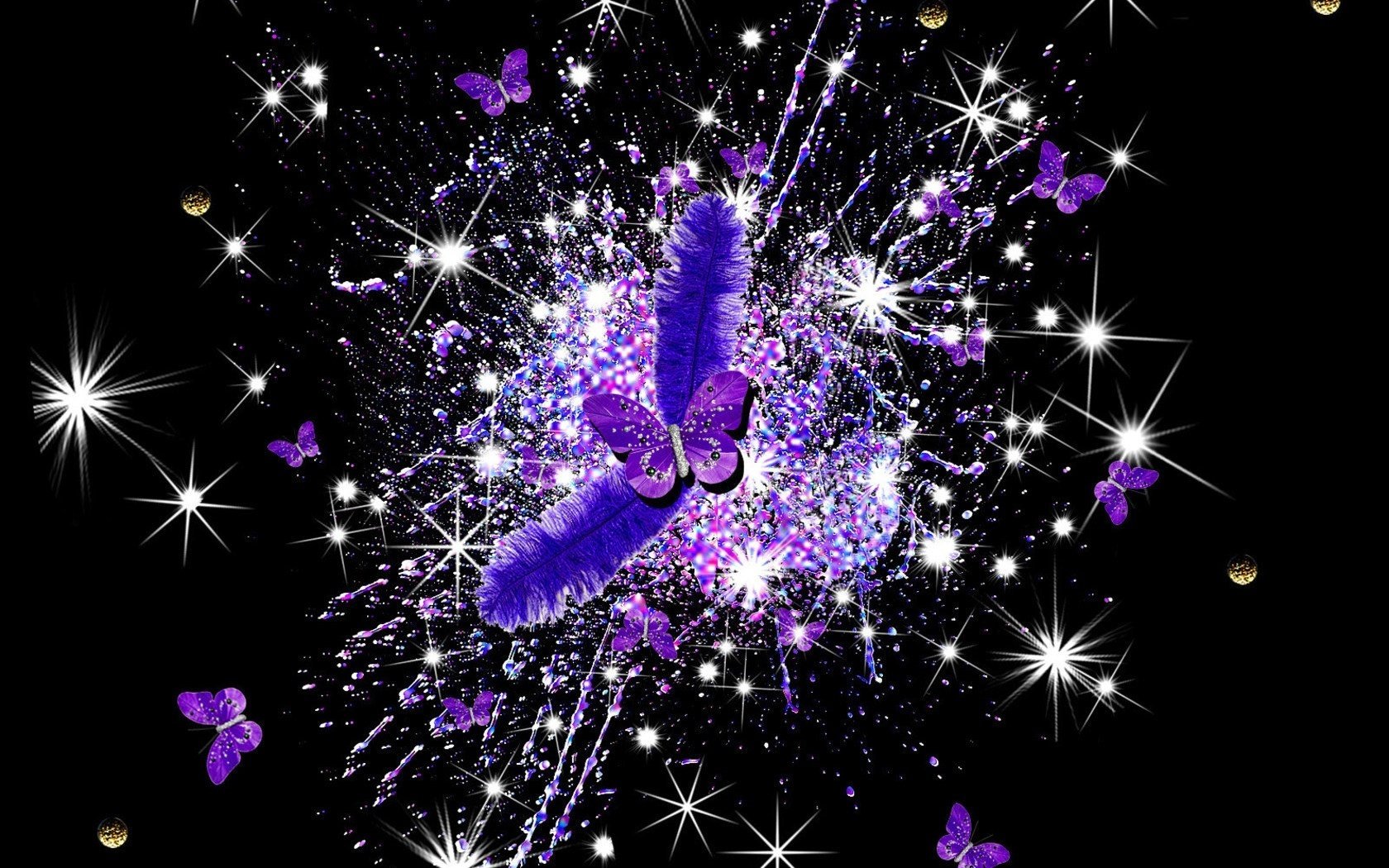 lilac color butterfly gems fantasy creative