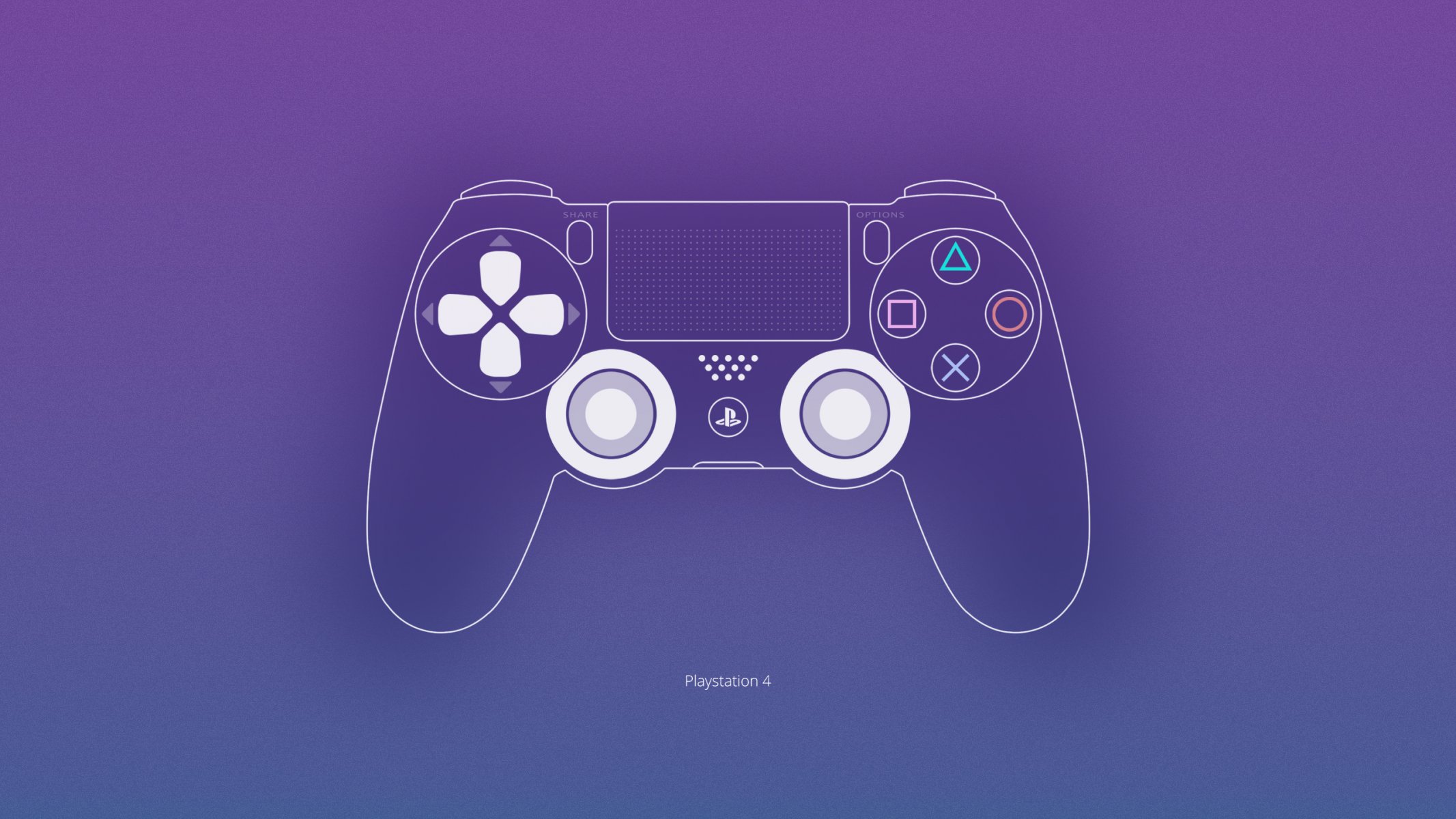 gamepad dualshock console ps4
