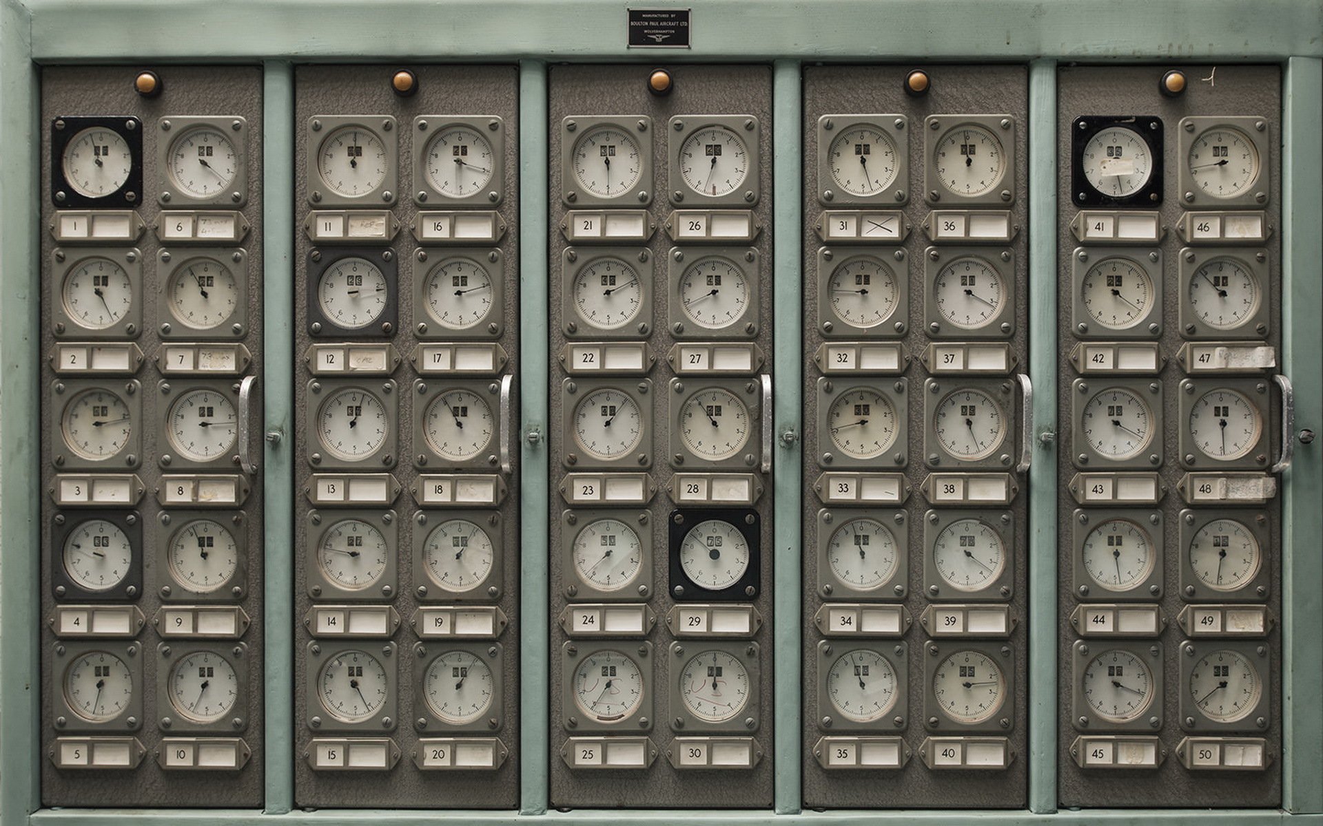 control panel electrónica abandonado