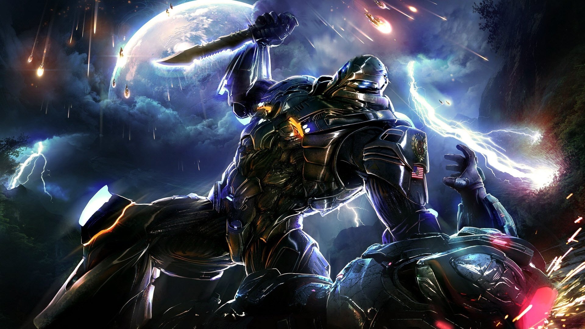 metal armor warrior of the night zipper