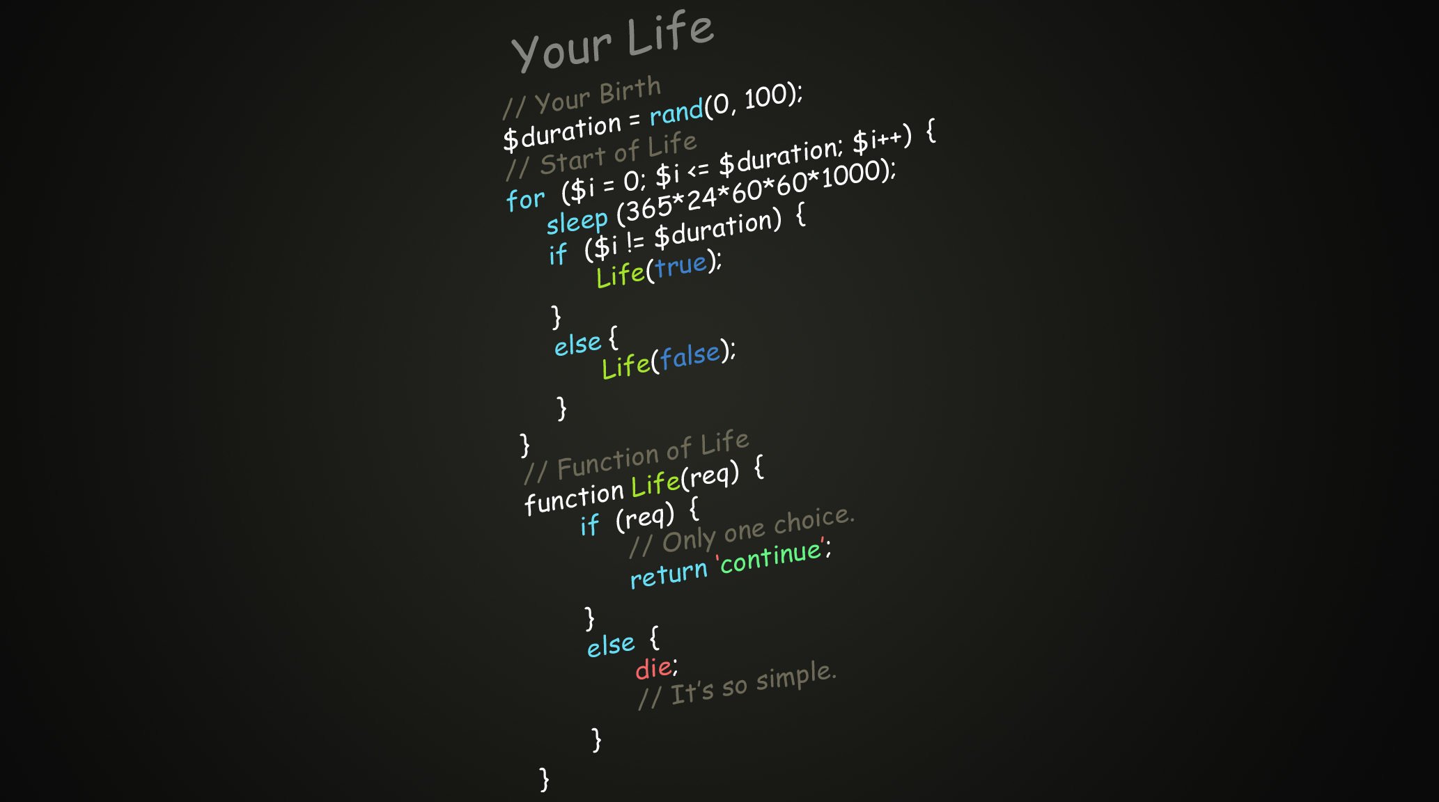 programowanie funkcja życia skrypt