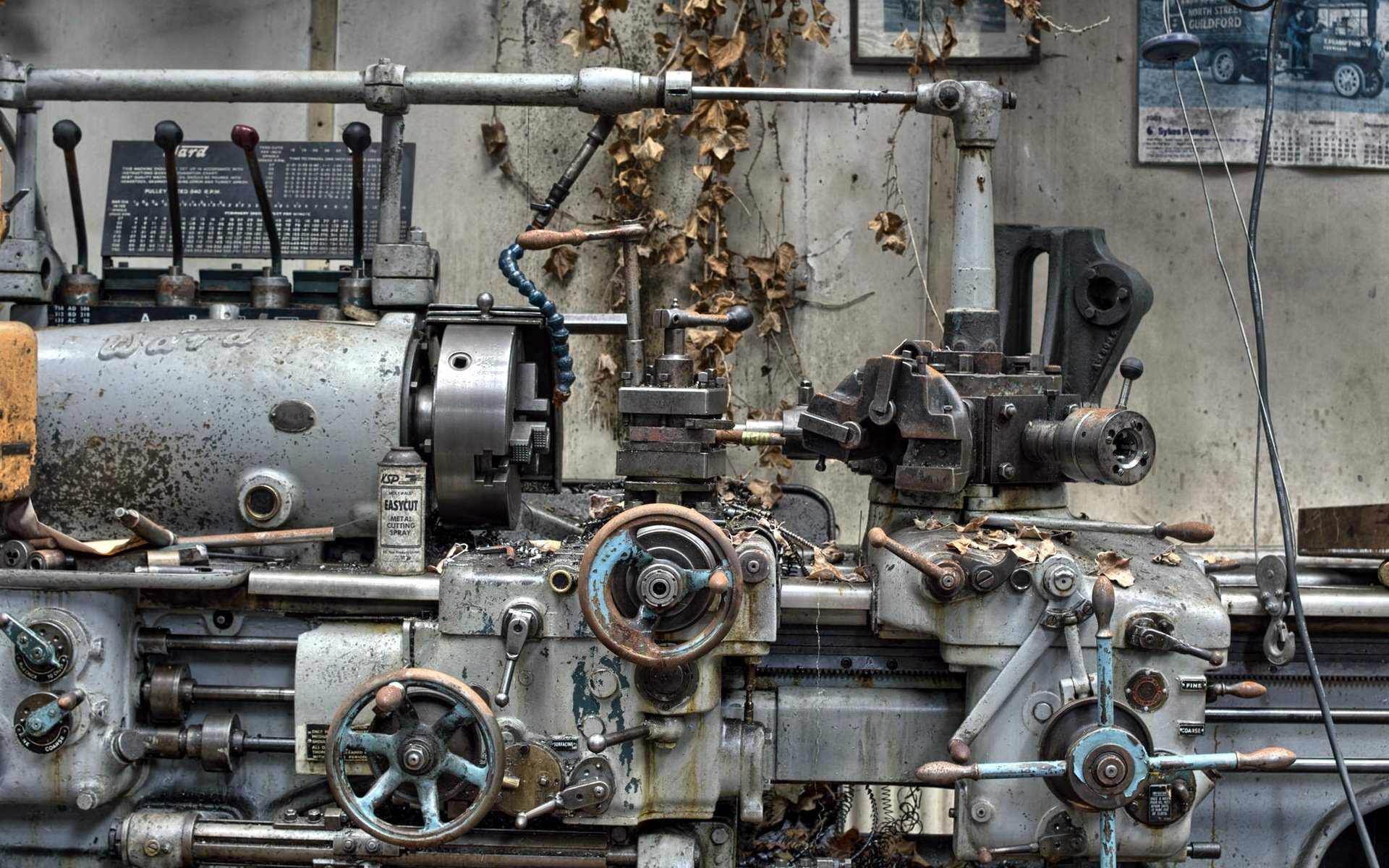machine-outil mécanisme fond
