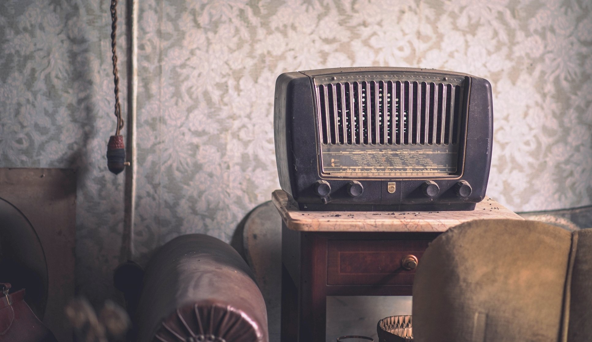 radio récepteur fond