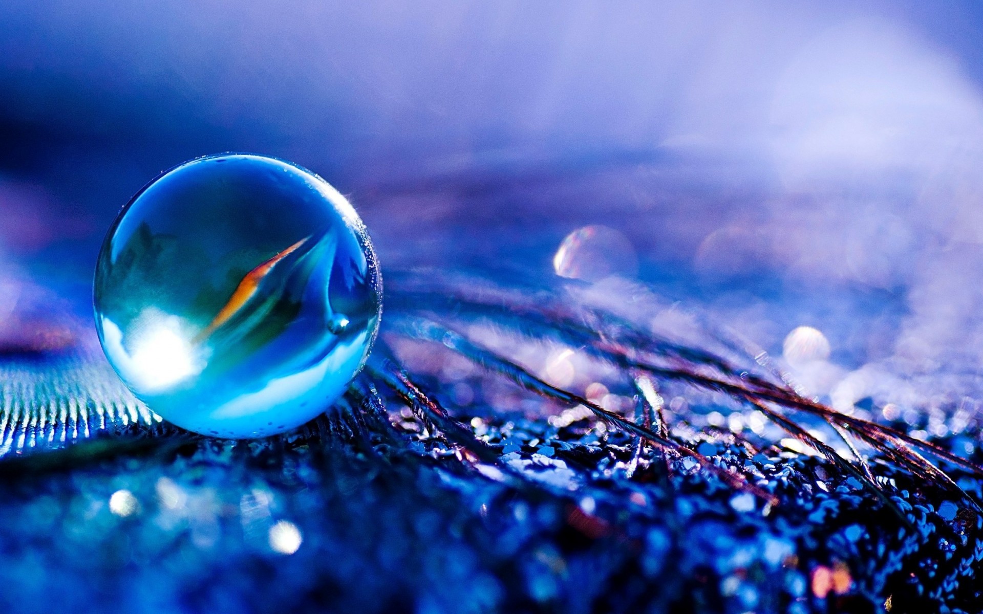 paint glass photo ball close up bright