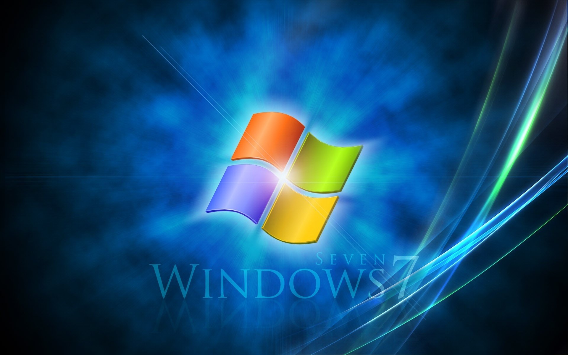 blaues licht microsoft windows 7 embleme logos
