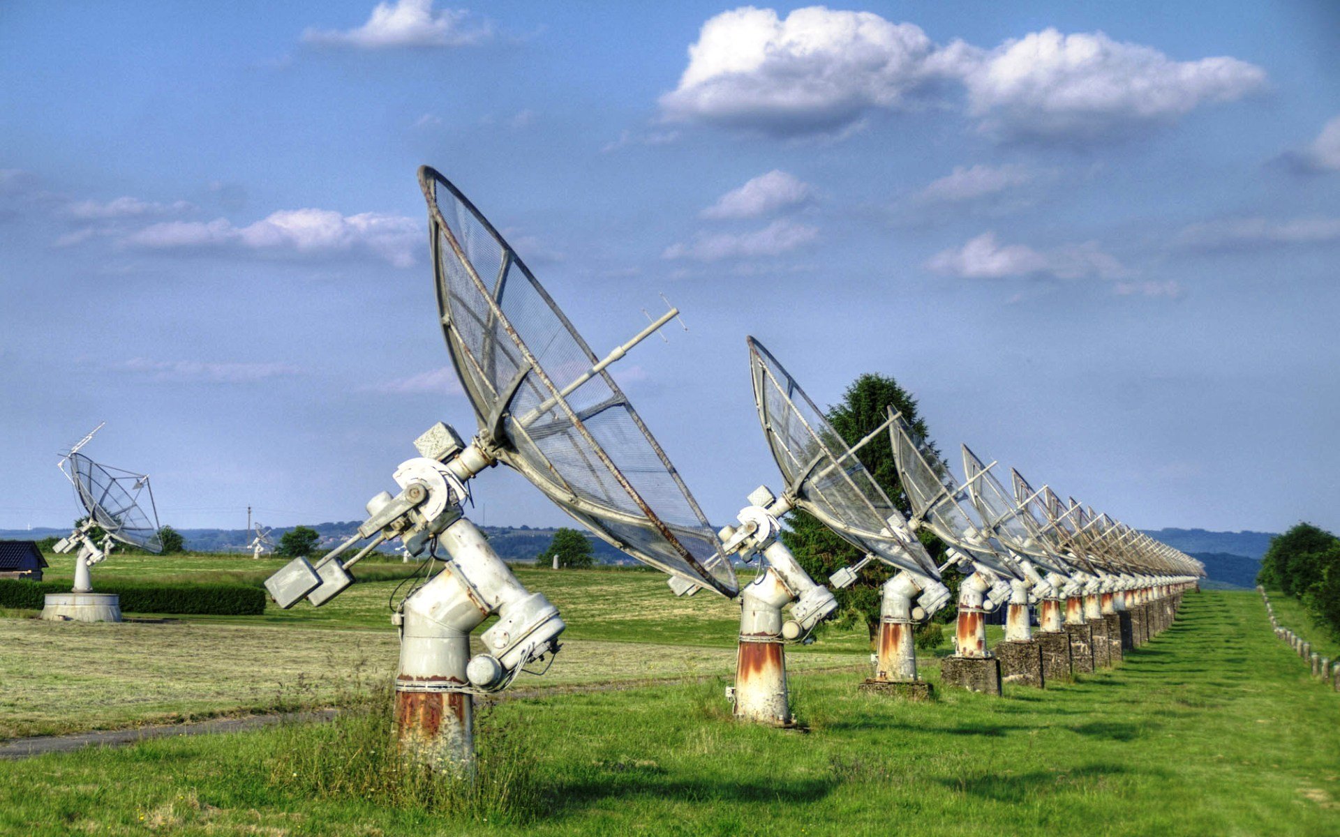 antenne champ fond
