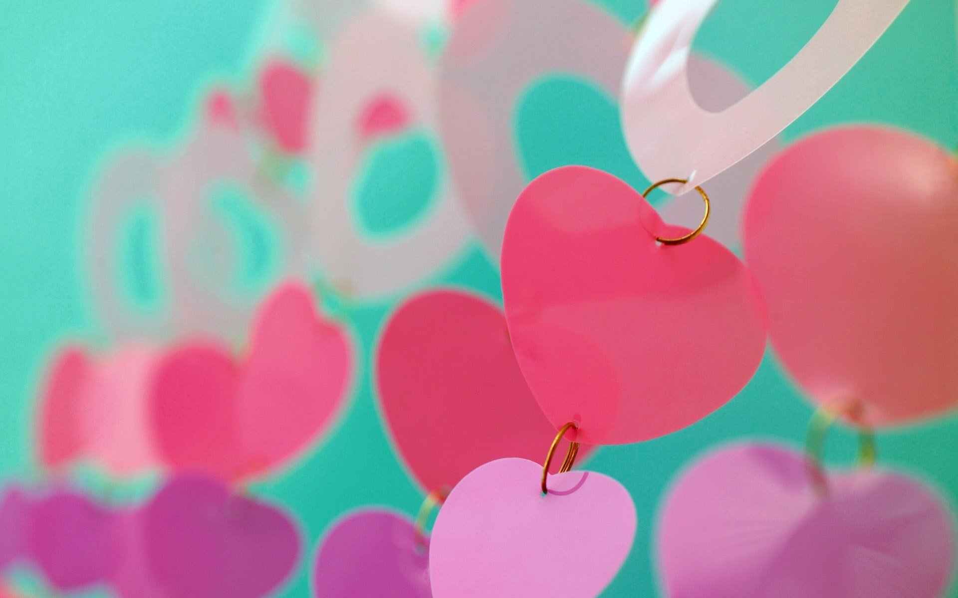 tassels on the love theme hearts ring heart love