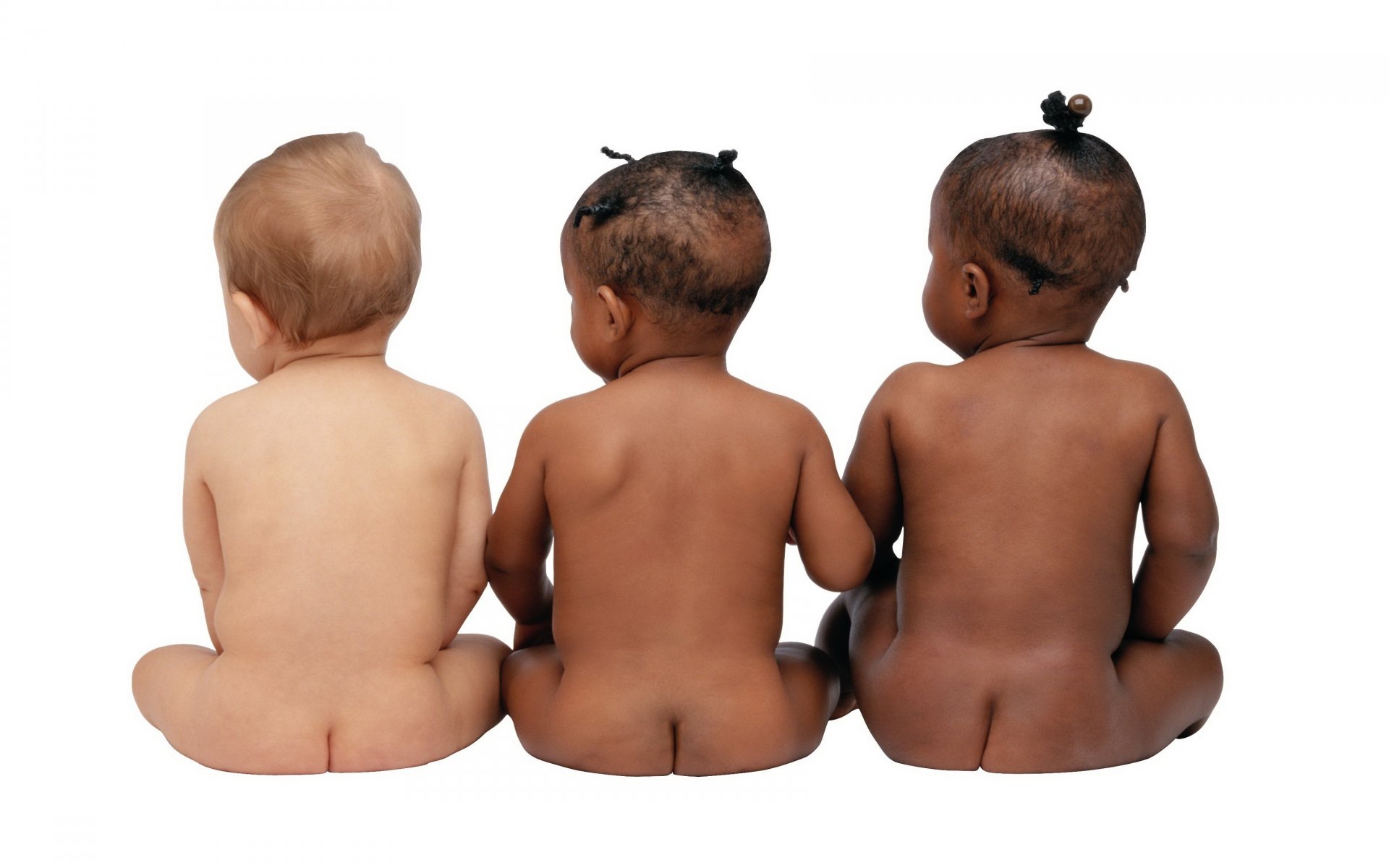 baby priests naked calf dark skin the team kids different races ass children crumbs backle