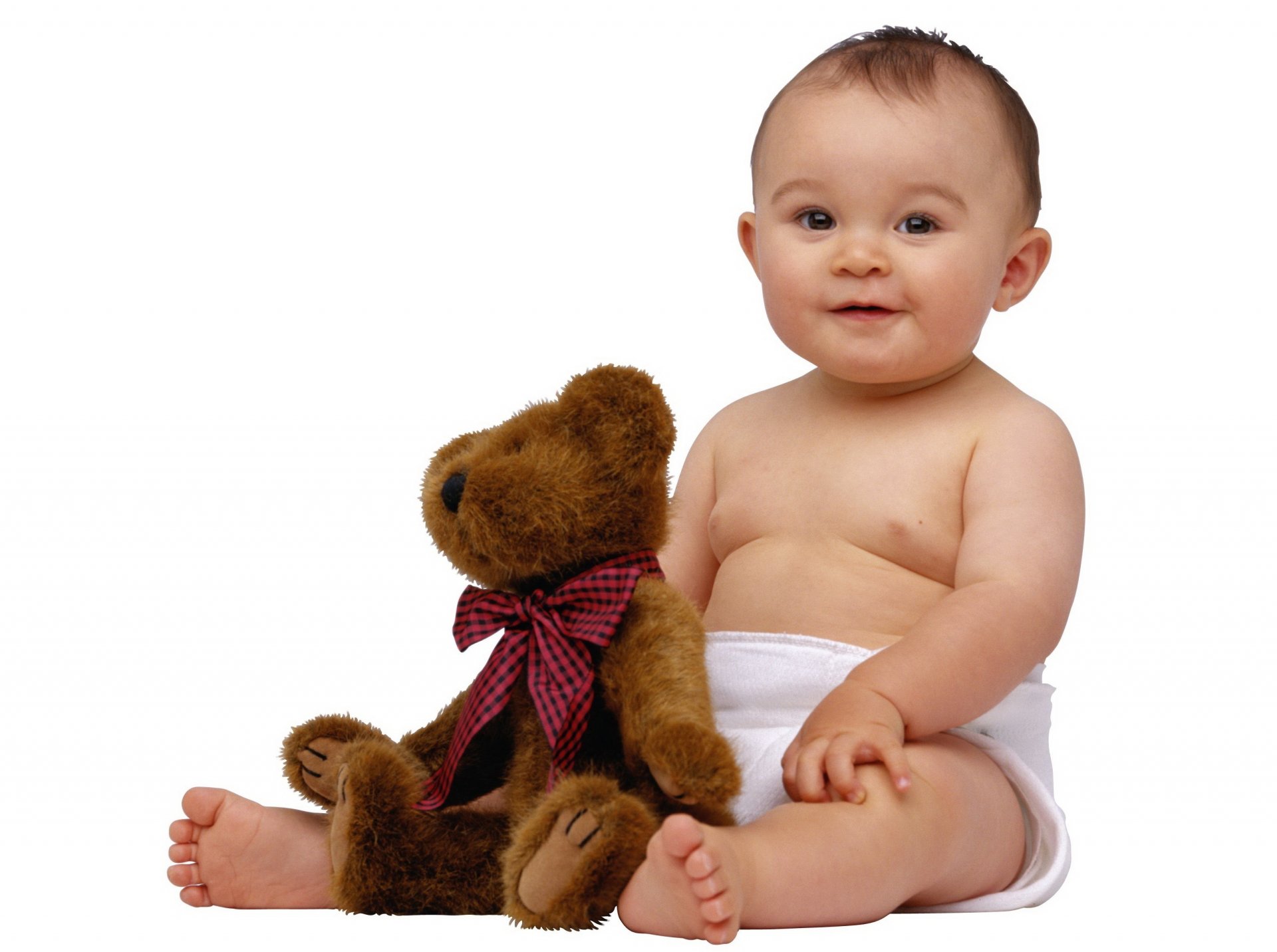 baby doll orsacchiotto occhi scuri sguardo occhi bambino bambino briciola fidget sfondo giocattolo ritratto viso sorriso