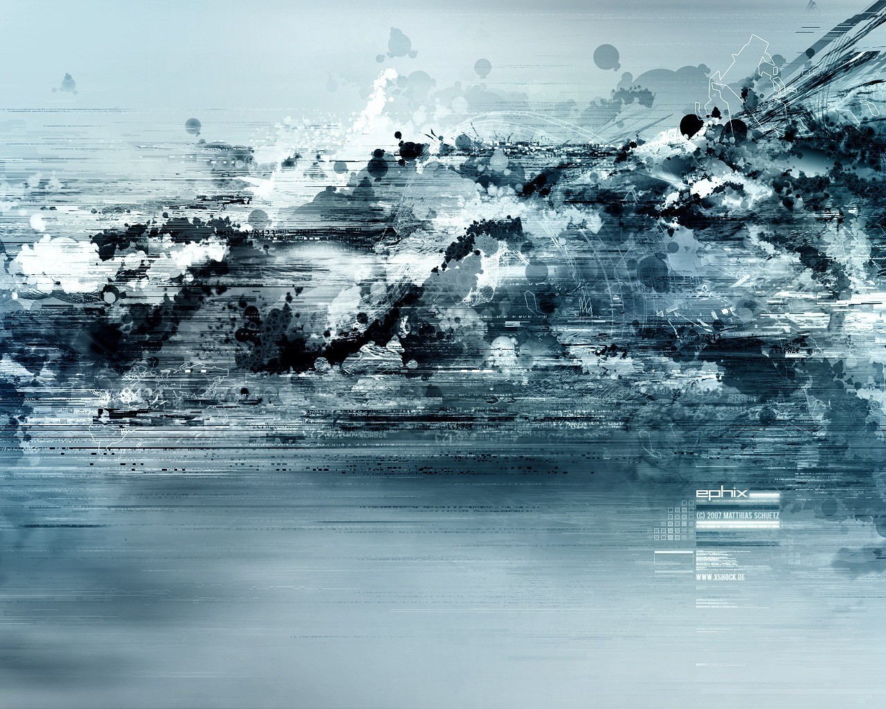 bleu fiction abstraite image