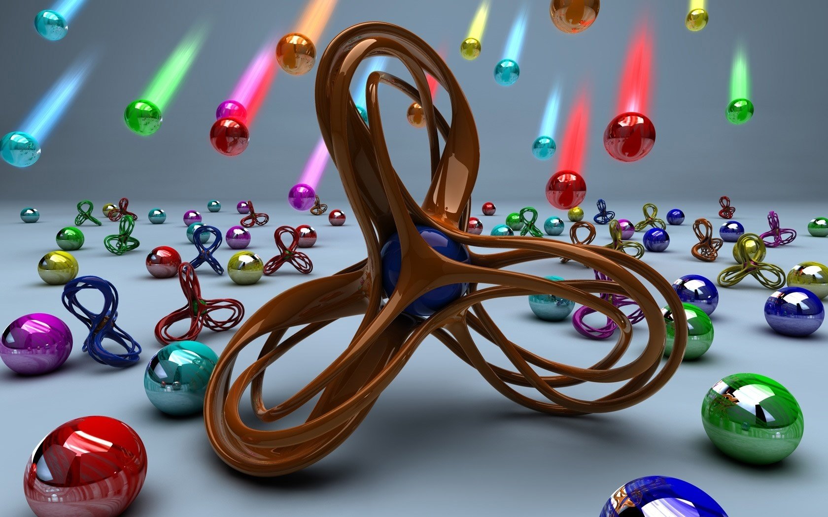objetos que caen bolas de colores brillo fantasía textura