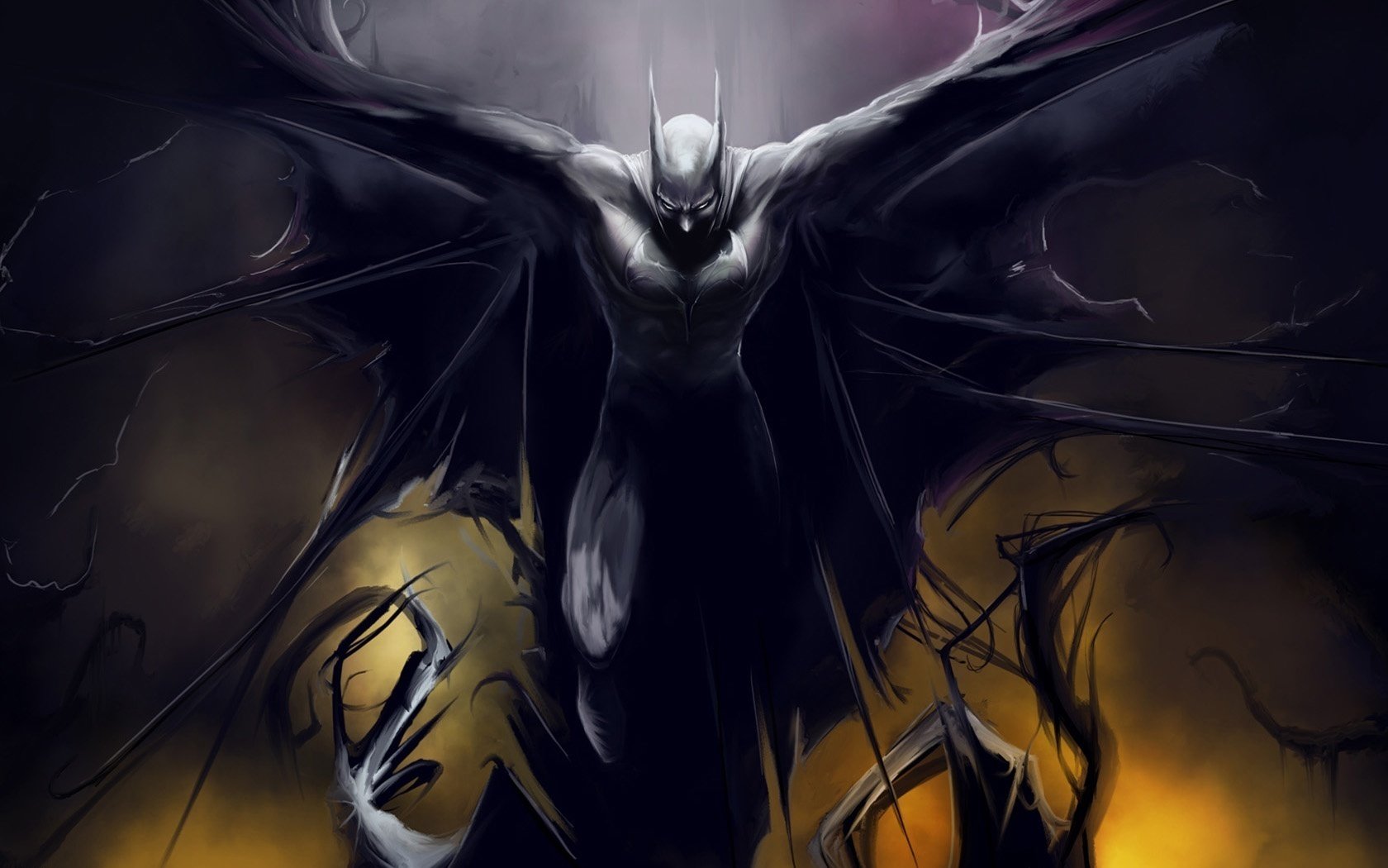 batman viento capa negra