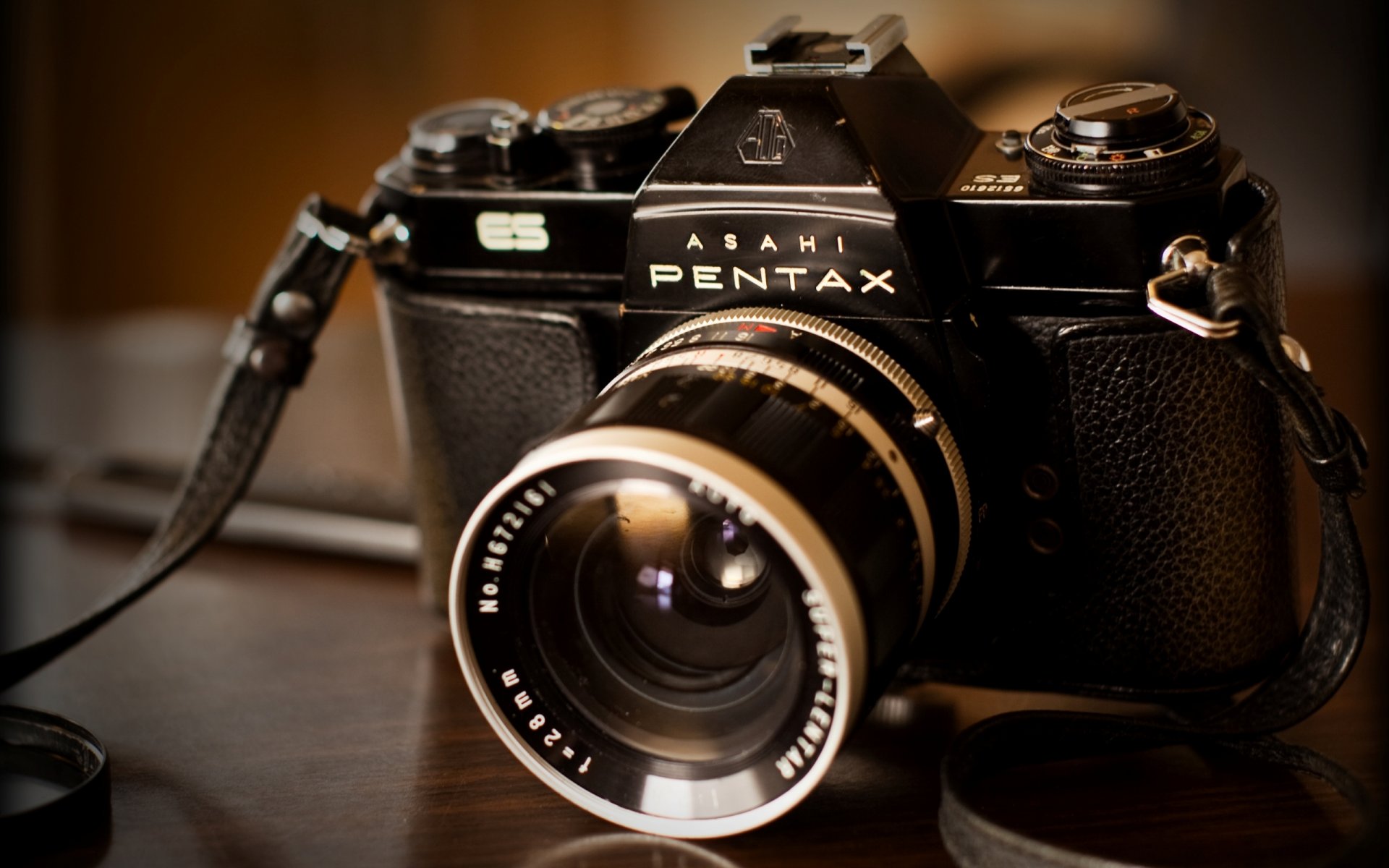 the camera pentax es background