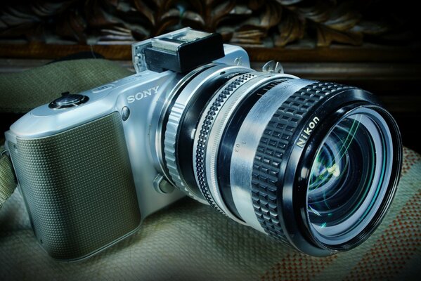 Sony a3000 professionelle Kamera mit Objektiv