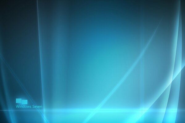 Microsoft windows logo on a blue turquoise background with light lines