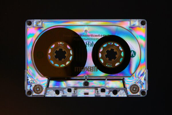 Cassette pour magnétophone. Style rétro