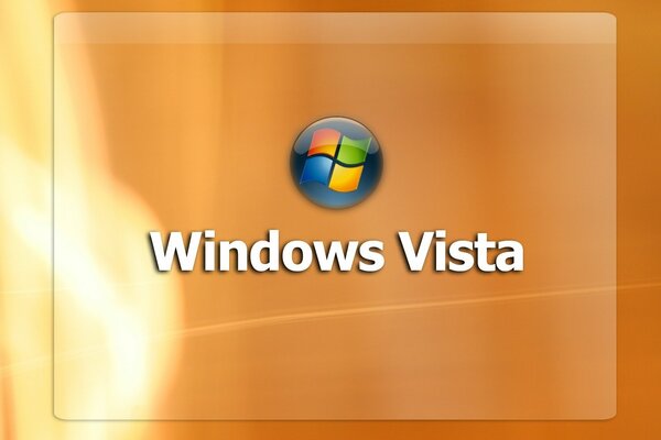 Windows logo on an orange background