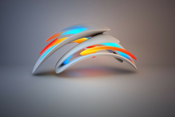 Abstraktion. 3d-Farbe. iphone, ipad