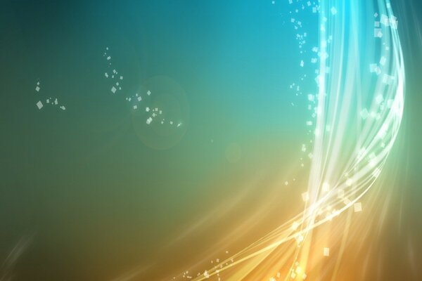 A glowing path from squares to spirals