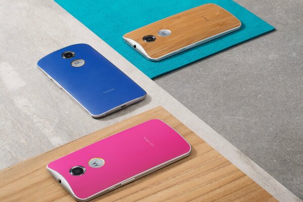 Motorola teléfonos smartphones en fundas de Escritorio