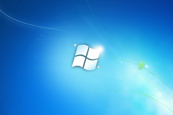 Logo di Windows Vista in blu