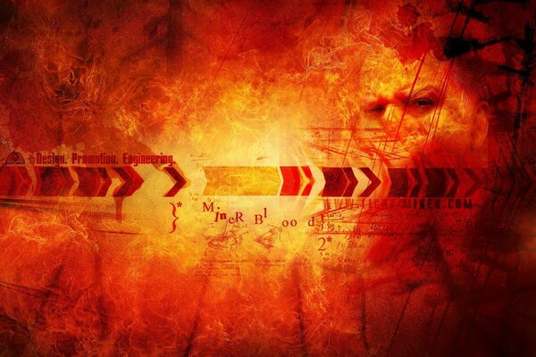 A look through the energy of the flame