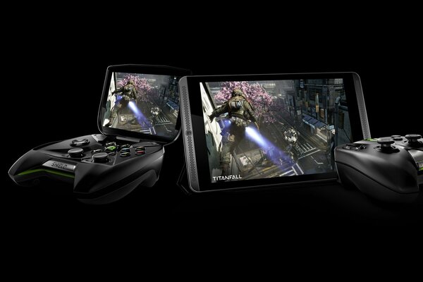 High-tech, moderna console pervideo giochi