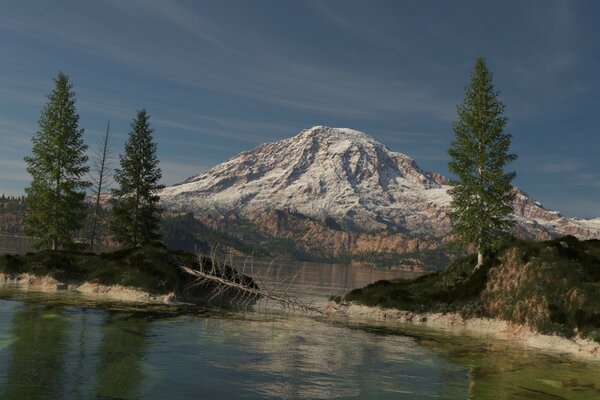 Beautiful mountain landscape