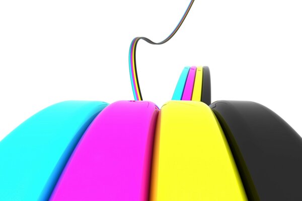 Graphiques 3D lumineux avec perspective