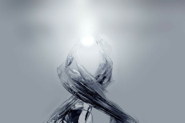 Gris. Clignotant