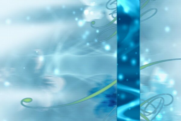 Muster, bestehend aus Linien und Locken